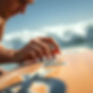 Effective Application Techniques for Speed Wax Techniques for applying speed wax on a skimboard