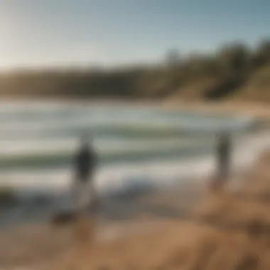 Participants attending a surf lesson at BSR Surf Ranch