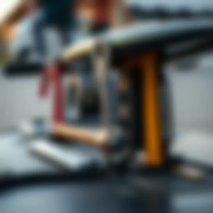 Assembly tools and components for the Carver Moped Surf Rack