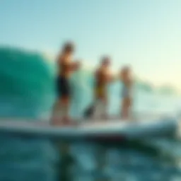 Paddle board length comparison for various users