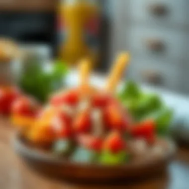 Nutrition for Enhanced Surfing Performance A healthy meal prepared for optimal surfing performance