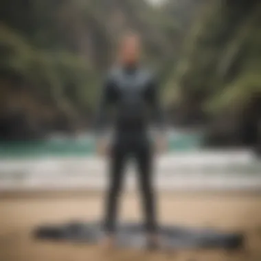 Sustainable Wetsuit Choices Eco-friendly wetsuit options displayed in a natural setting