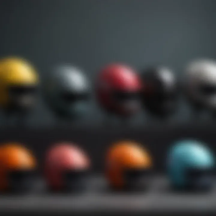 Comparison of different helmet shapes and their fit