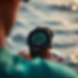 Garmin Instinct Solar smartwatch displaying solar charging feature