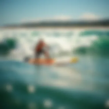 Visual representation of paddle board maneuverability