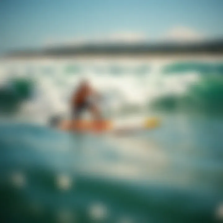 Visual representation of paddle board maneuverability
