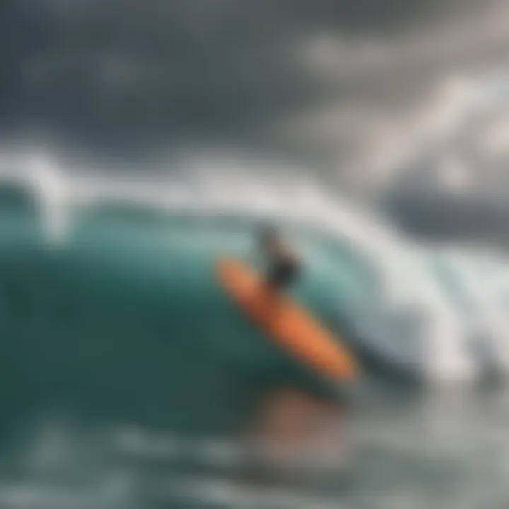 Different surfboard shapes suited for extreme conditions