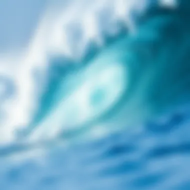 Breath Control in Surfing: Riding the Waves Vibrant ocean waves symbolizing the need for breath control in surfing