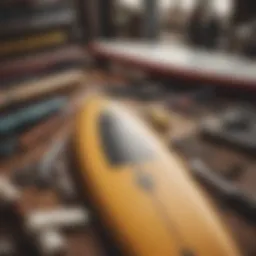 Essential tools for surfboard repair