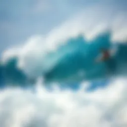 Majestic waves crashing at La Point Santa Teresa