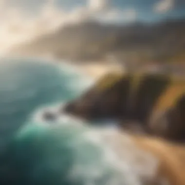Breathtaking Kitesurfing Destinations Along the Coast Dramatic coastline perfect for kitesurfing