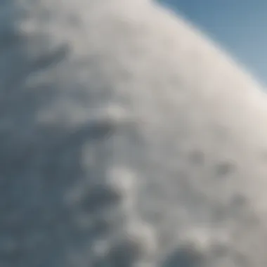 A close-up view of ocean salt crystallization on a surfboard