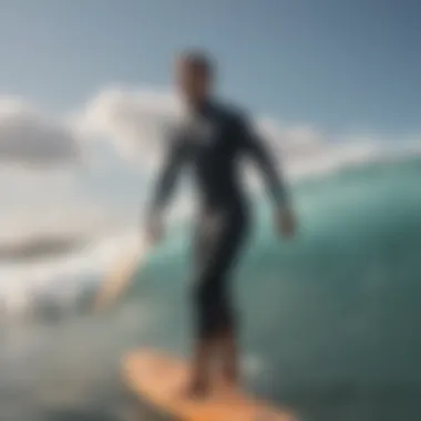 Virtual Surf Coaching Session Surfer engaging in an online lesson