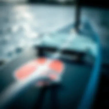 A close-up of paddle board specifications focused on weight capacity