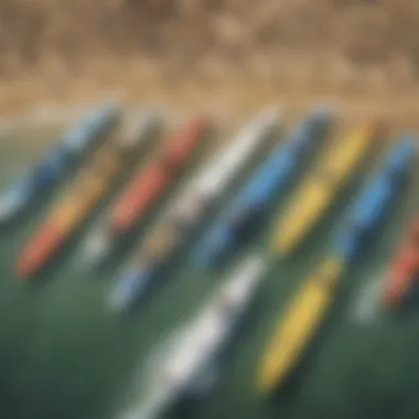 An aerial view of a major paddle competition event, showcasing the excitement and scale of participants.