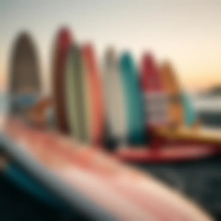 Diverse Styles of Skimmer Boards A collection of various types of skimmer boards