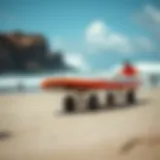 Balance board for surf training