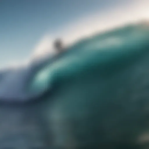 Surfer riding a wave in Samara