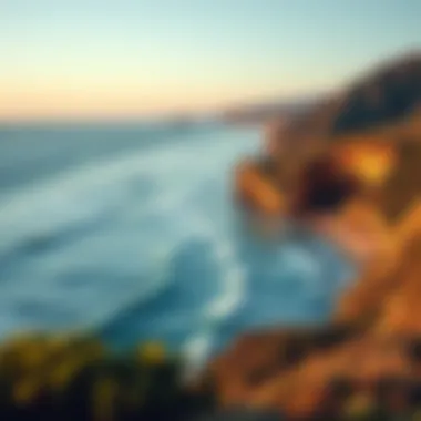 Coastal landscape of Bells Beach
