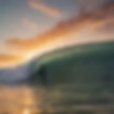 Surfers riding waves at Surfline Sunset Beach