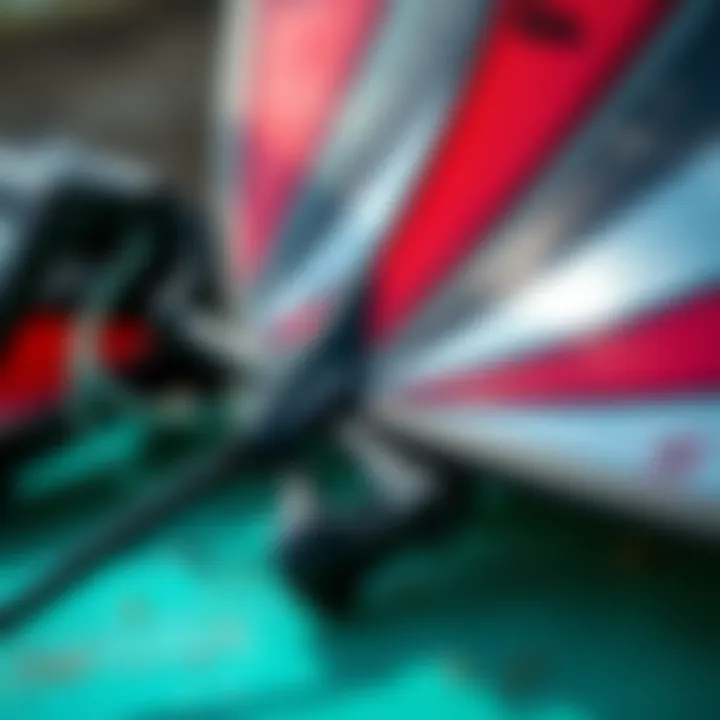 Unveiling High-Performance Gear for Wing Foiling Close-up of high-performance wing foil equipment