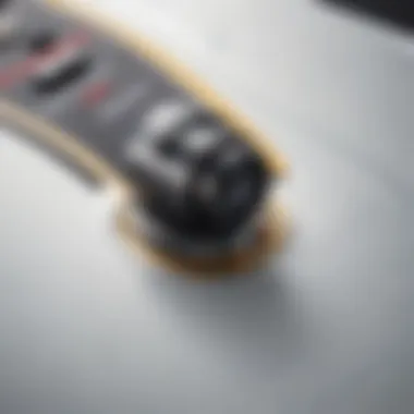 Innovative Battery Technology in Surfboards Close-up of the battery mechanism in an electric surfboard
