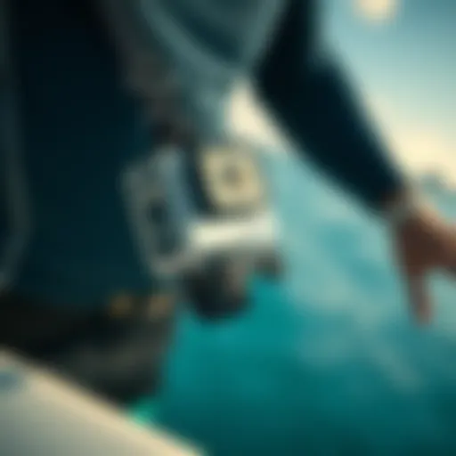 Detailed view of the GoPro Bite harness showing its sleek design