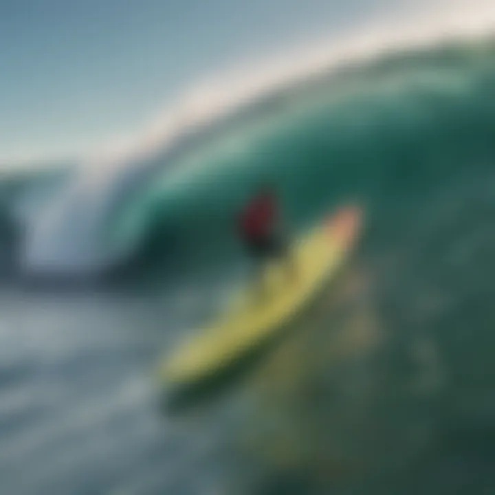 Greenlight surfboard in action on vibrant ocean waves