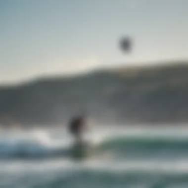 Learning the Ropes: Kitesurfing Instruction in Tarifa Kitesurfing school in Tarifa with instructors and students