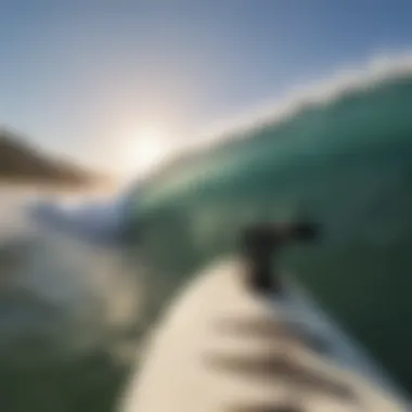 Scenic view captured using the POC GoPro mount while surfing