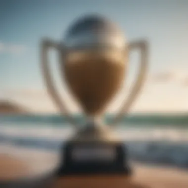 The Prestigious Trophy Championship trophy of the Rip Curl World Surf League