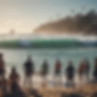 Gathering of the Surf Community Local surf community gathering