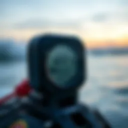 Wifi tide clock displaying real-time tidal data
