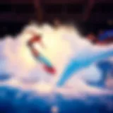 FlowRider surf machine in action