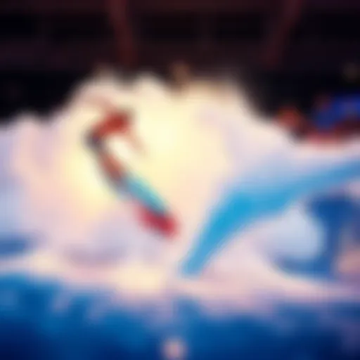 FlowRider surf machine in action
