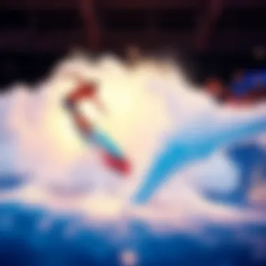 Dynamic Surf Experience FlowRider surf machine in action