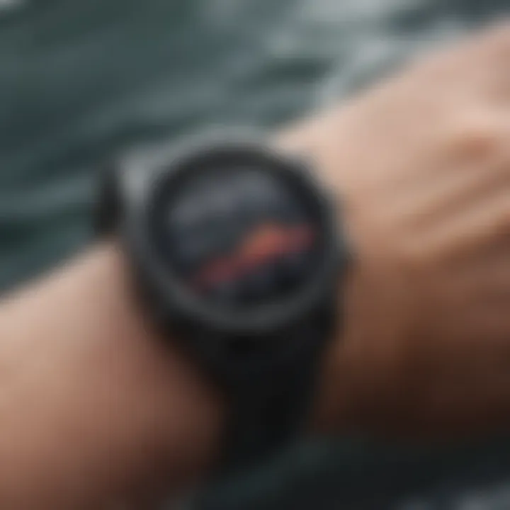 Garmin Instinct smartwatch showcasing navigation features