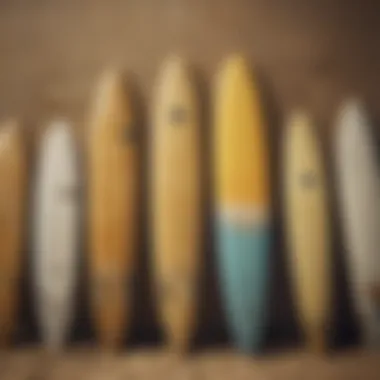 Historical surfboards reflecting cultural heritage