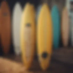 Surfboard designs showcasing innovative craftsmanship