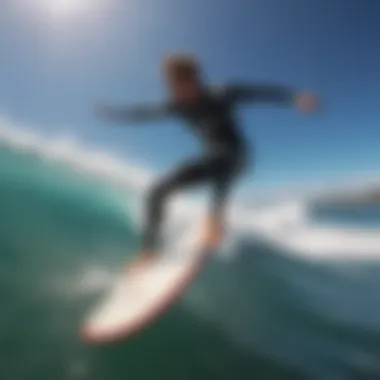 Creative footage from GoPro showing unique surfing angles