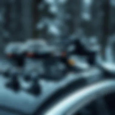 Installation guide illustration for Thule Roof Rack