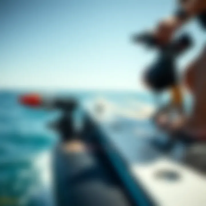 Close-up of advanced jet board technology