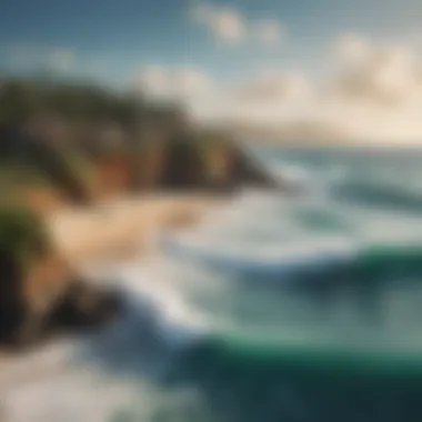 Breathtaking Coastline at Lapoint Surf Camp Scenic view of Lapoint Surf Camp's coastline