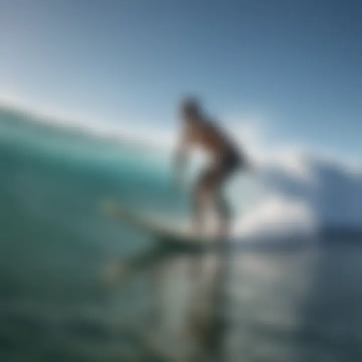 Artistic representation of surf photography styles