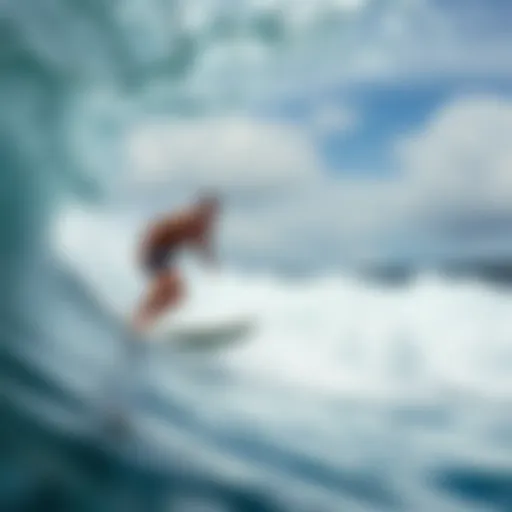 Capturing the Thrill of Surfing High-quality underwater camera capturing surfers in action