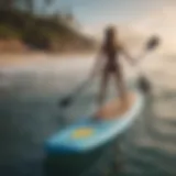 A sturdy paddle board designed for enhanced stability