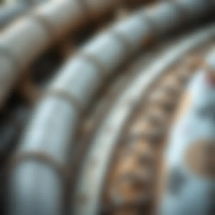 Materials for Quarter Pipe Ramp Construction Close-up of materials used in quarter pipe ramp construction