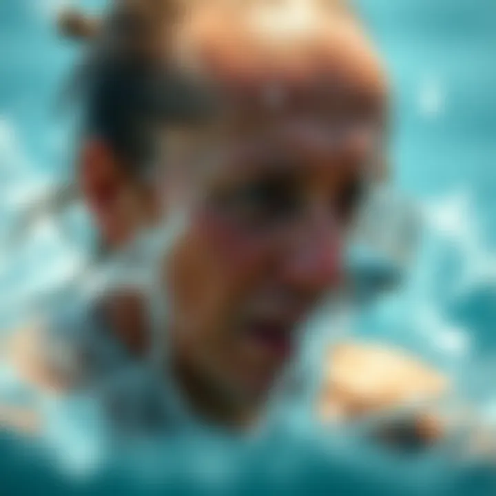 Illustration of dehydration effects on the body