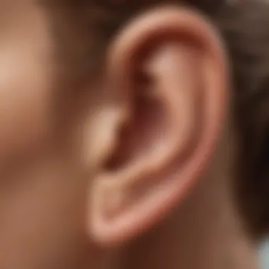 Understanding Ear Anatomy and Eardrum Location Illustration of an ear anatomy highlighting eardrum