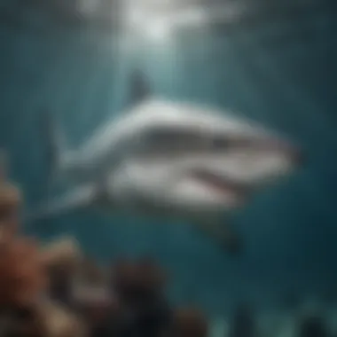 Capturing the Essence of Sharks Through Underwater Photography An underwater photographer capturing the beauty of a shark in its natural habitat.